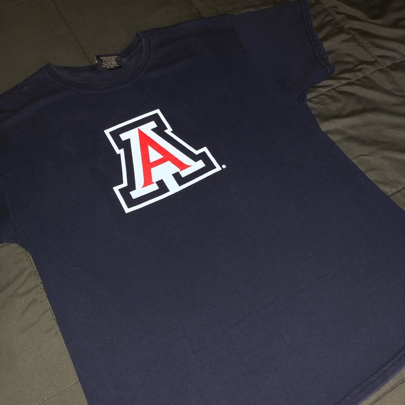 Retro University of Arizona Wildcats navy blue t-shirt size men’s Large - Picture 2 of 4